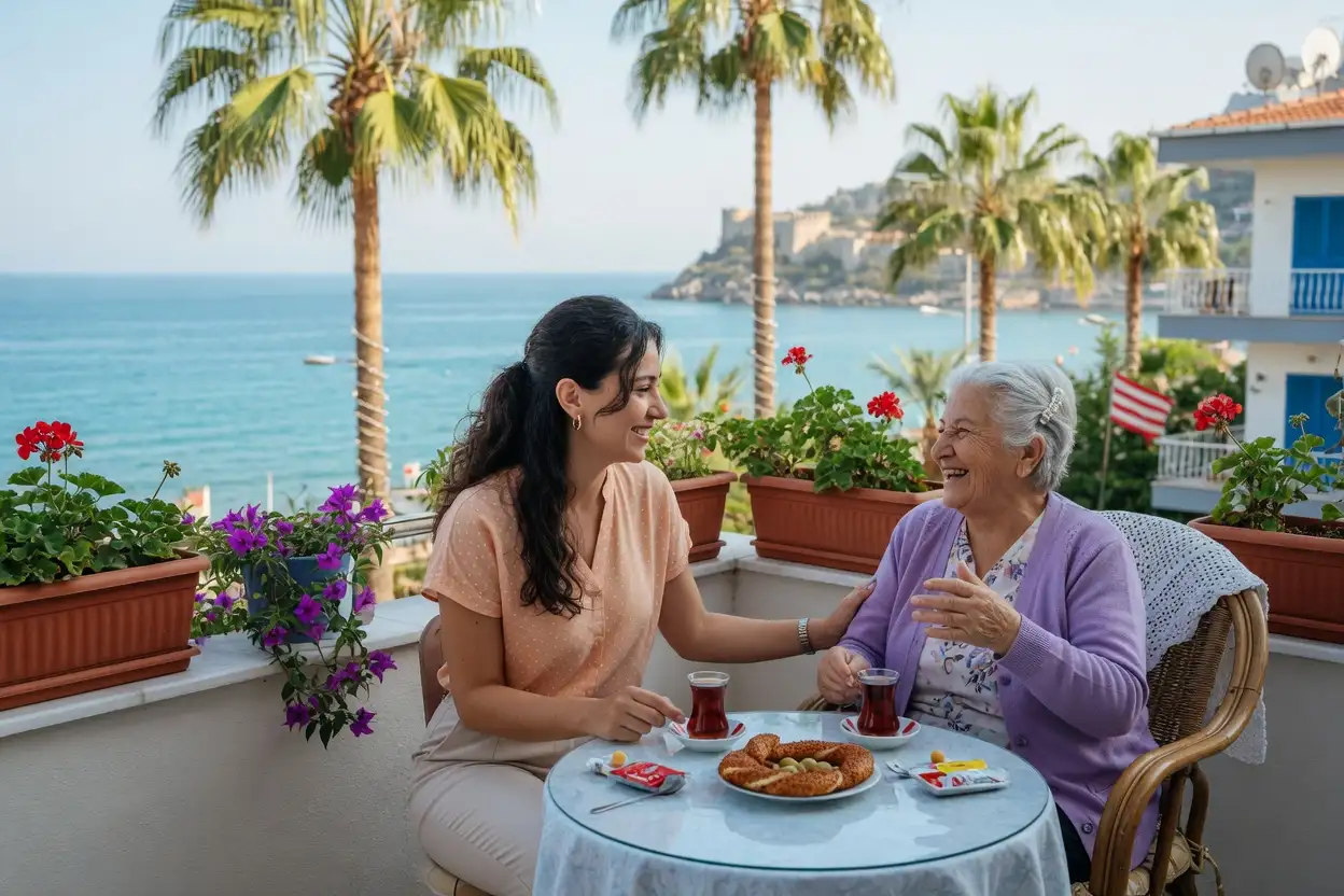Alanya'da Yaşlılara Şefkatli Bakım